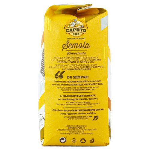 Caputo Durum Wheat Semolina Flour Kg Our Flavors